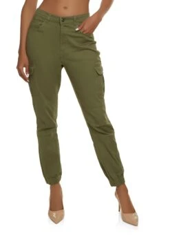 Twill Cargo Pocket Joggers