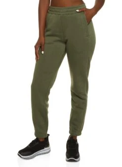 Solid Fleece Sweatpants