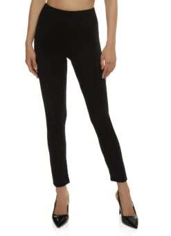 Ponte Skinny High Waist Dress Pants