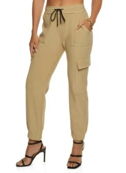 Scuba Drawstring Cargo Joggers