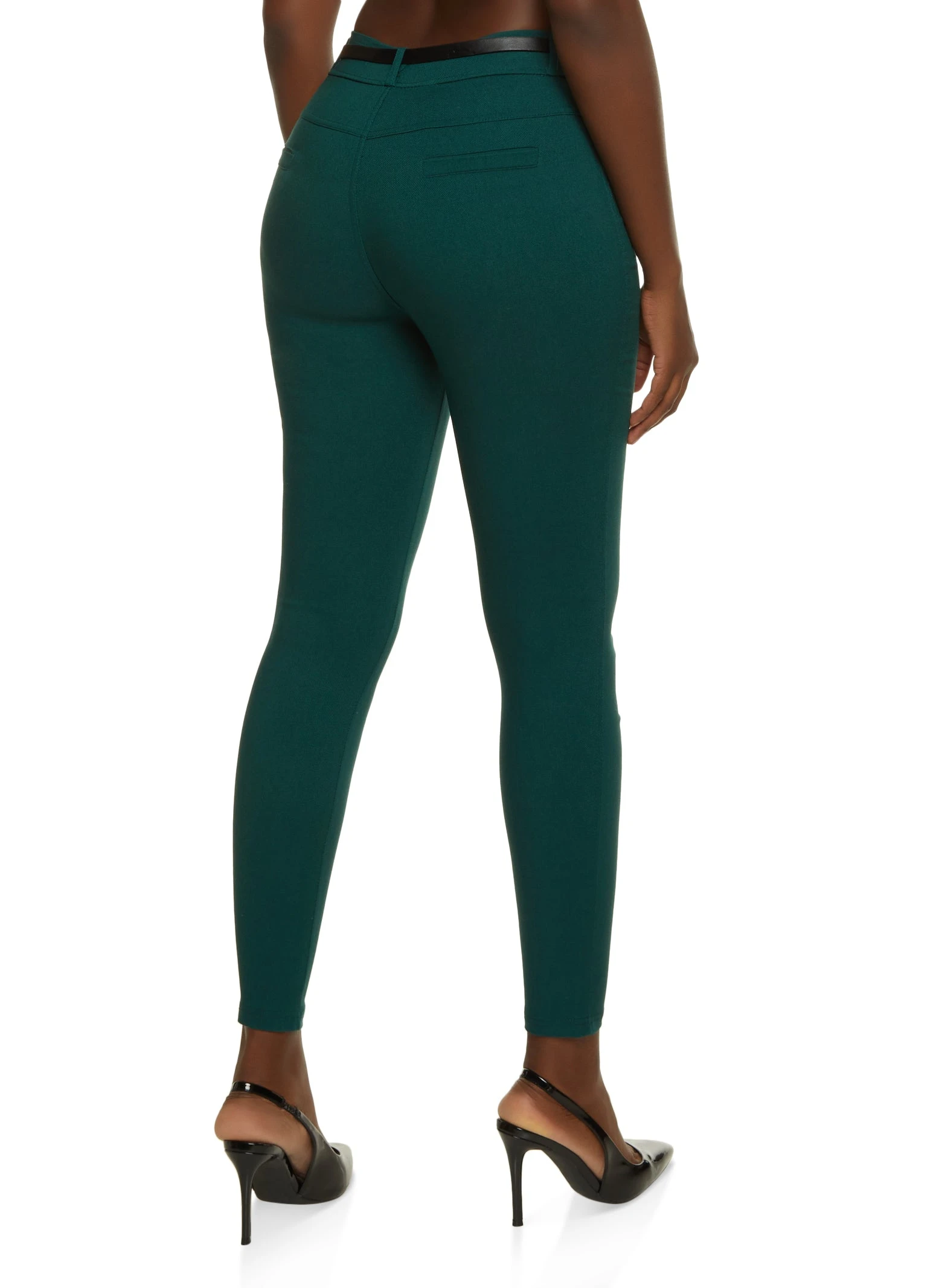 Belted Hyperstretch Dress Pants - Image 2