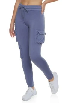 Drawstring Waist Cargo Pocket Sweatpants