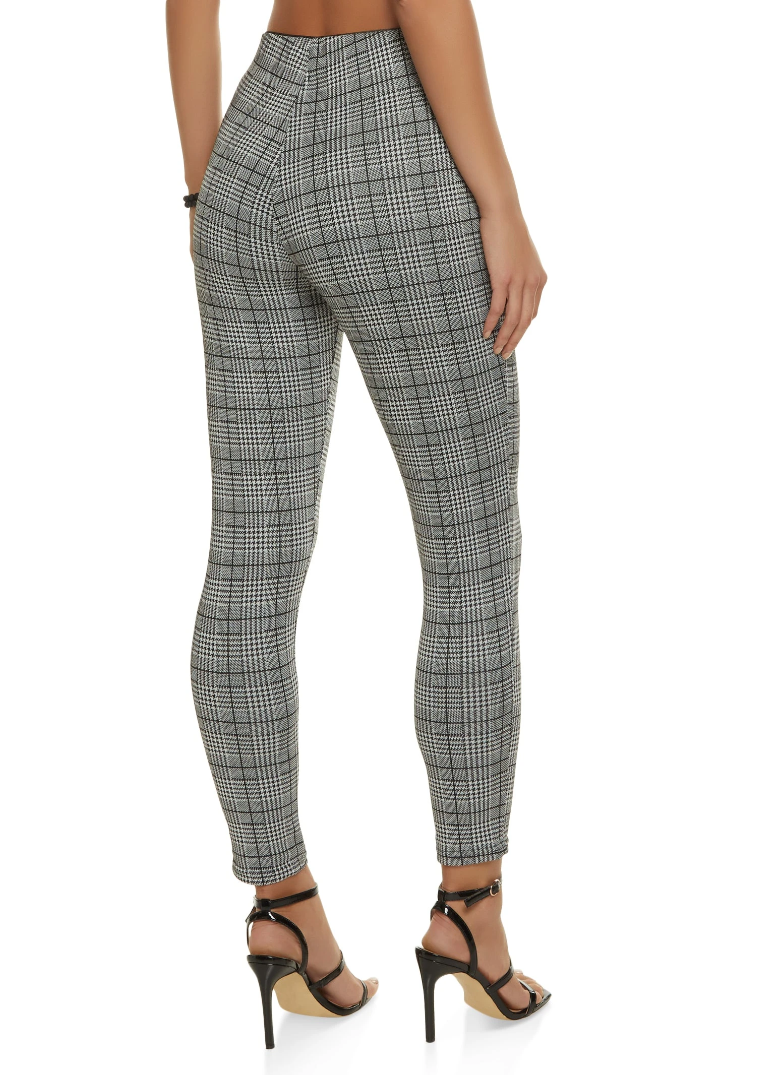 Plaid Skinny Dress Pants - Image 2