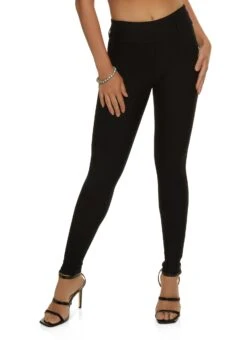 Ponte Pull On Skinny Pants