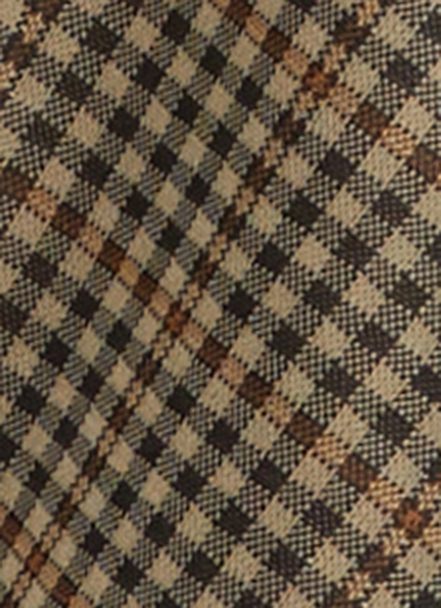 High Waist Plaid Mini Skater Skirt - Image 3