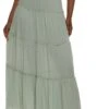 Tiered Maxi Skirt