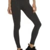 Textured Waistband High Waist Leggings