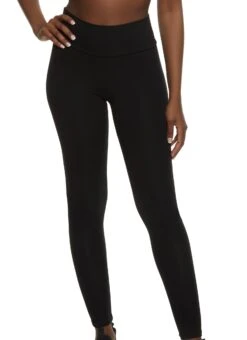 Ambiance Solid High Rise Leggings