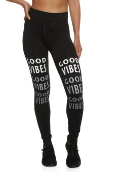 Good Vibes Graphic Leggings