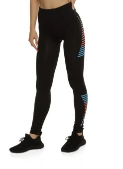 Seamless Stripe Detail Leggings