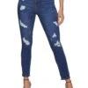 WAX Mid Rise Distressed Jeans