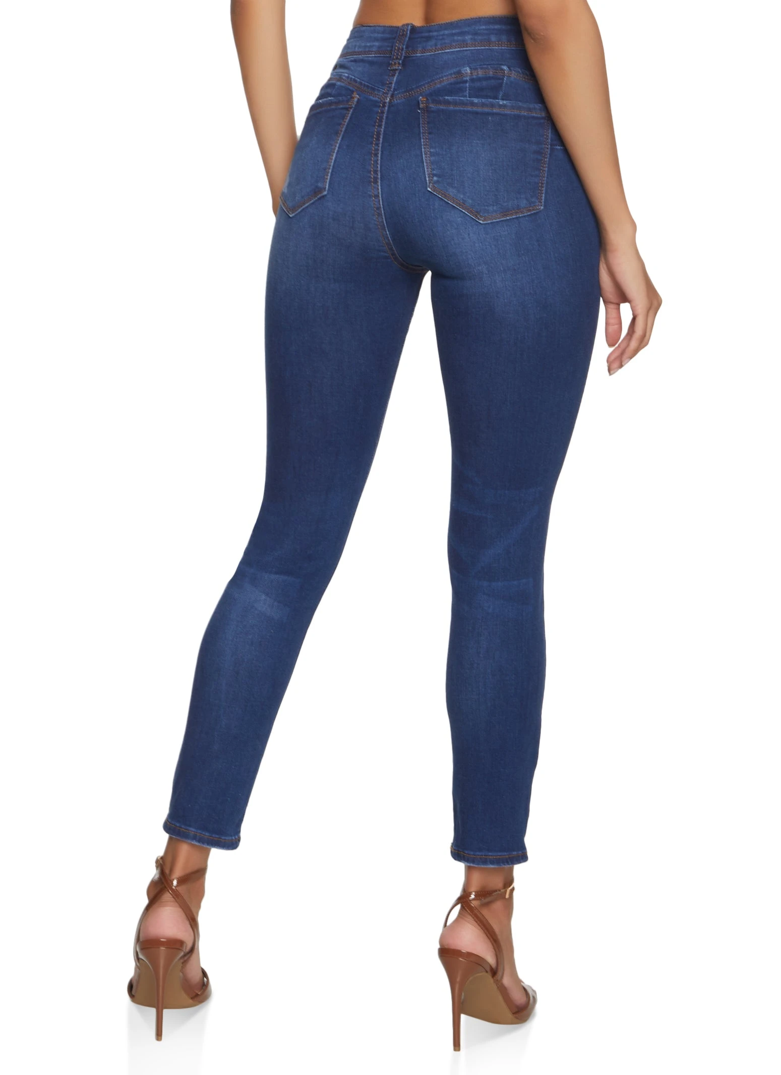WAX Mid Rise Distressed Jeans - Image 2