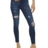 WAX Stretch Distressed High Rise Jeans
