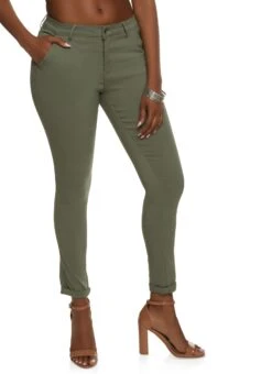 Rolled Cuff Hyperstretch Trousers