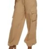 High Waist Cargo Parachute Pants