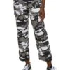Belted Camouflage Cargo Pants