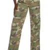 Camouflage Wide Leg Cargo Pants