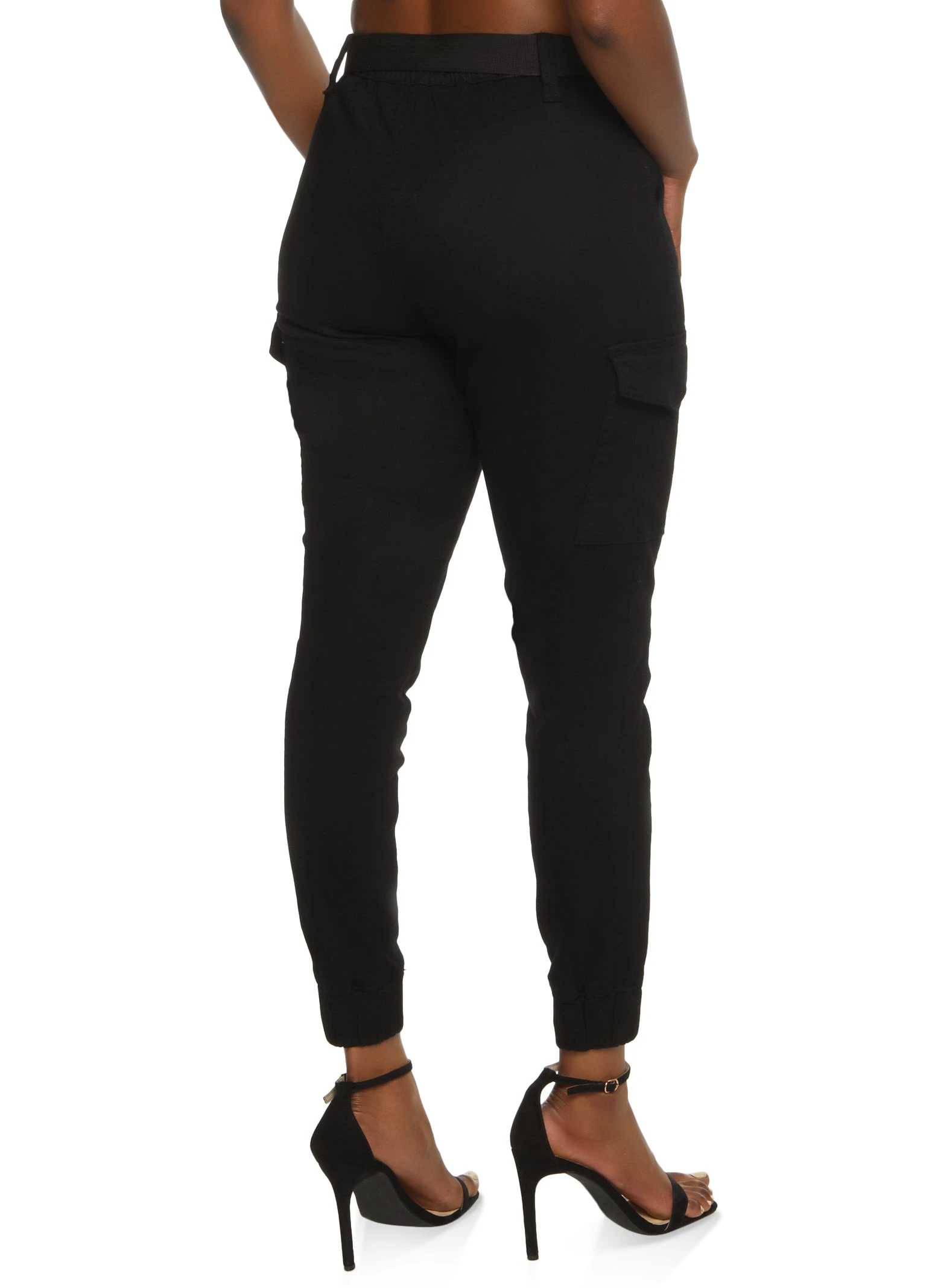 Release Buckle Belted Cargo Pants - Image 2