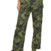 Camo Wide Leg Cargo Pants