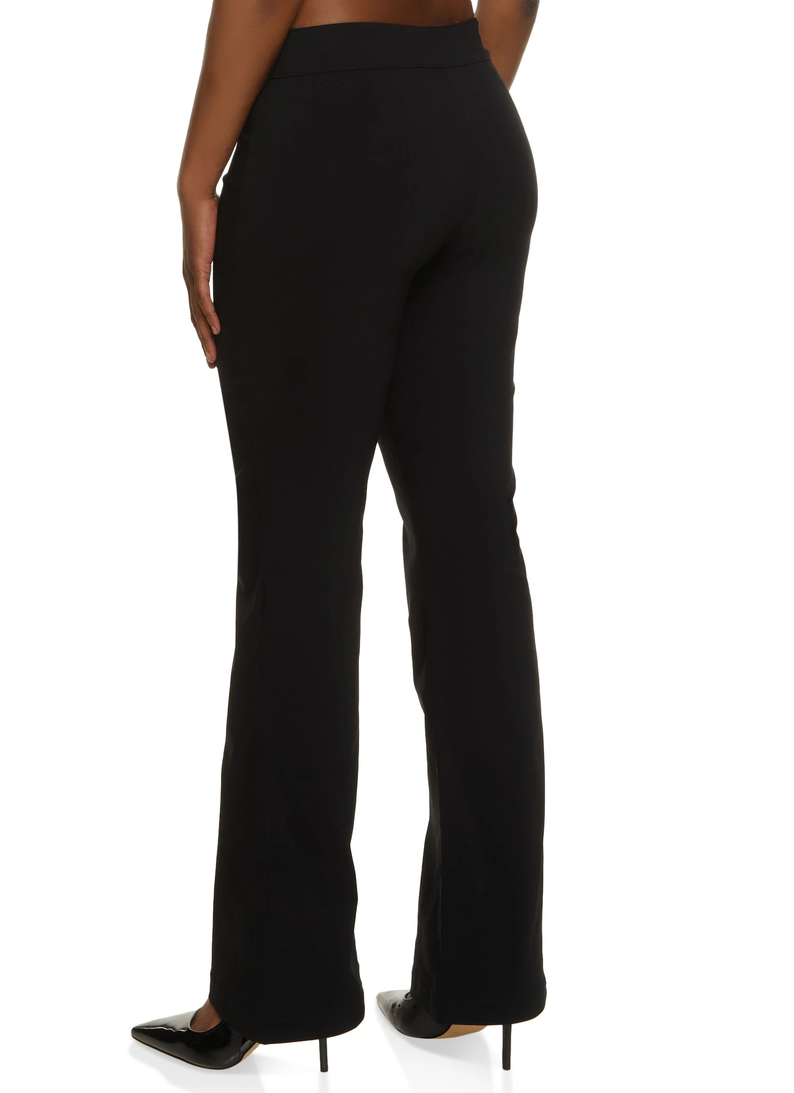 Solid Flare Pants - Image 2