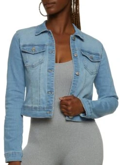 WAX Stone Wash Denim Jacket