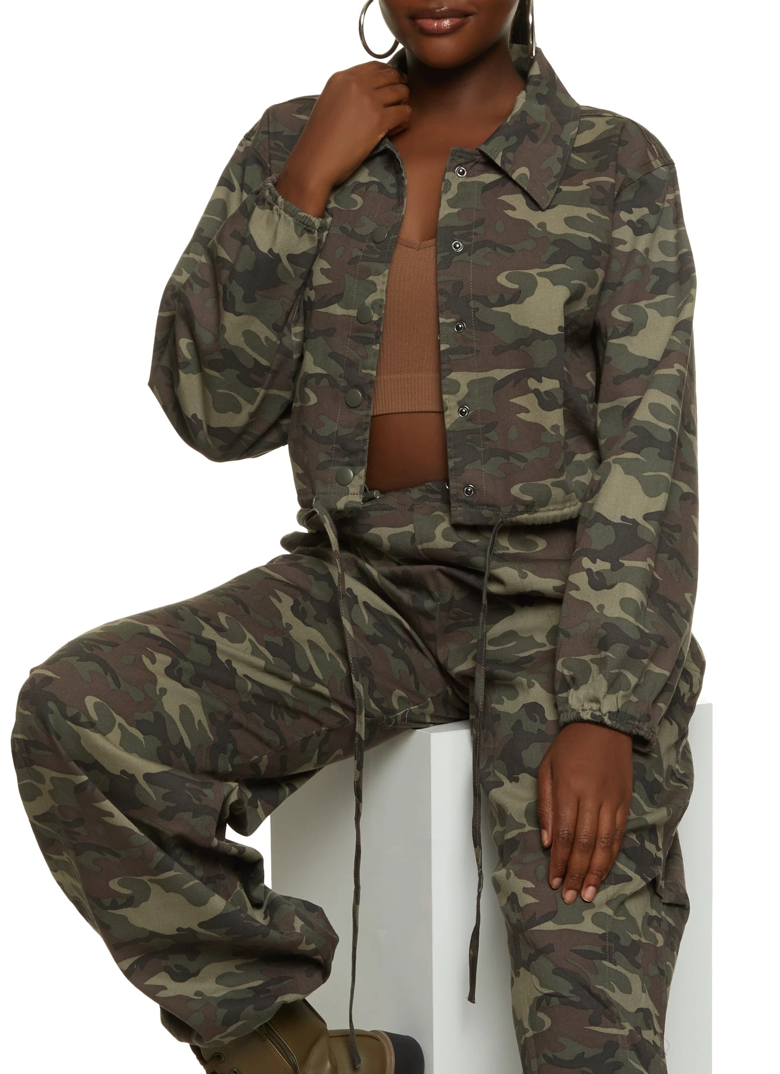 Twill Camo Jacket