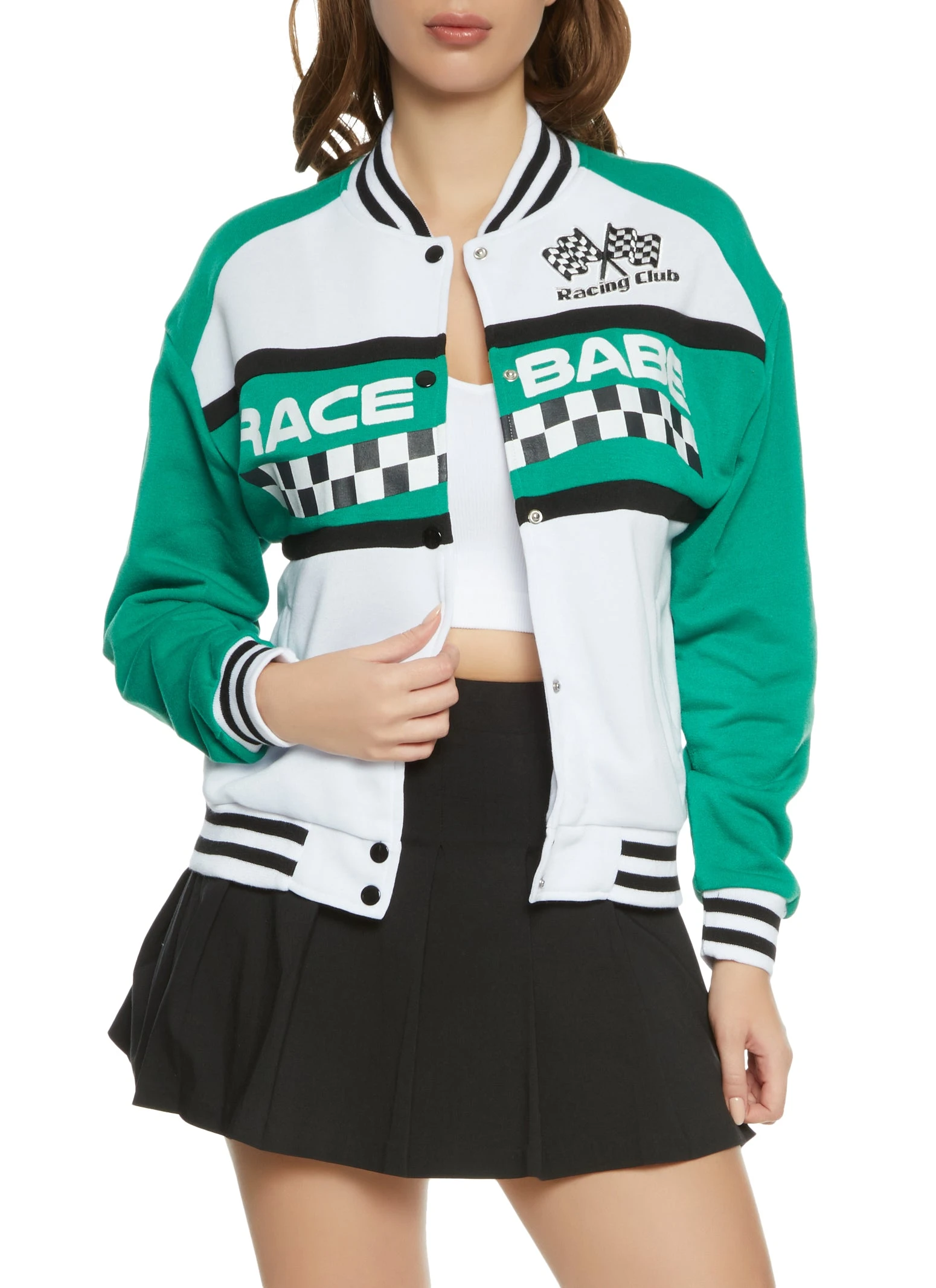 Racing Club Race Babe Varsity Jacket