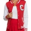 Color Block Letterman Jacket