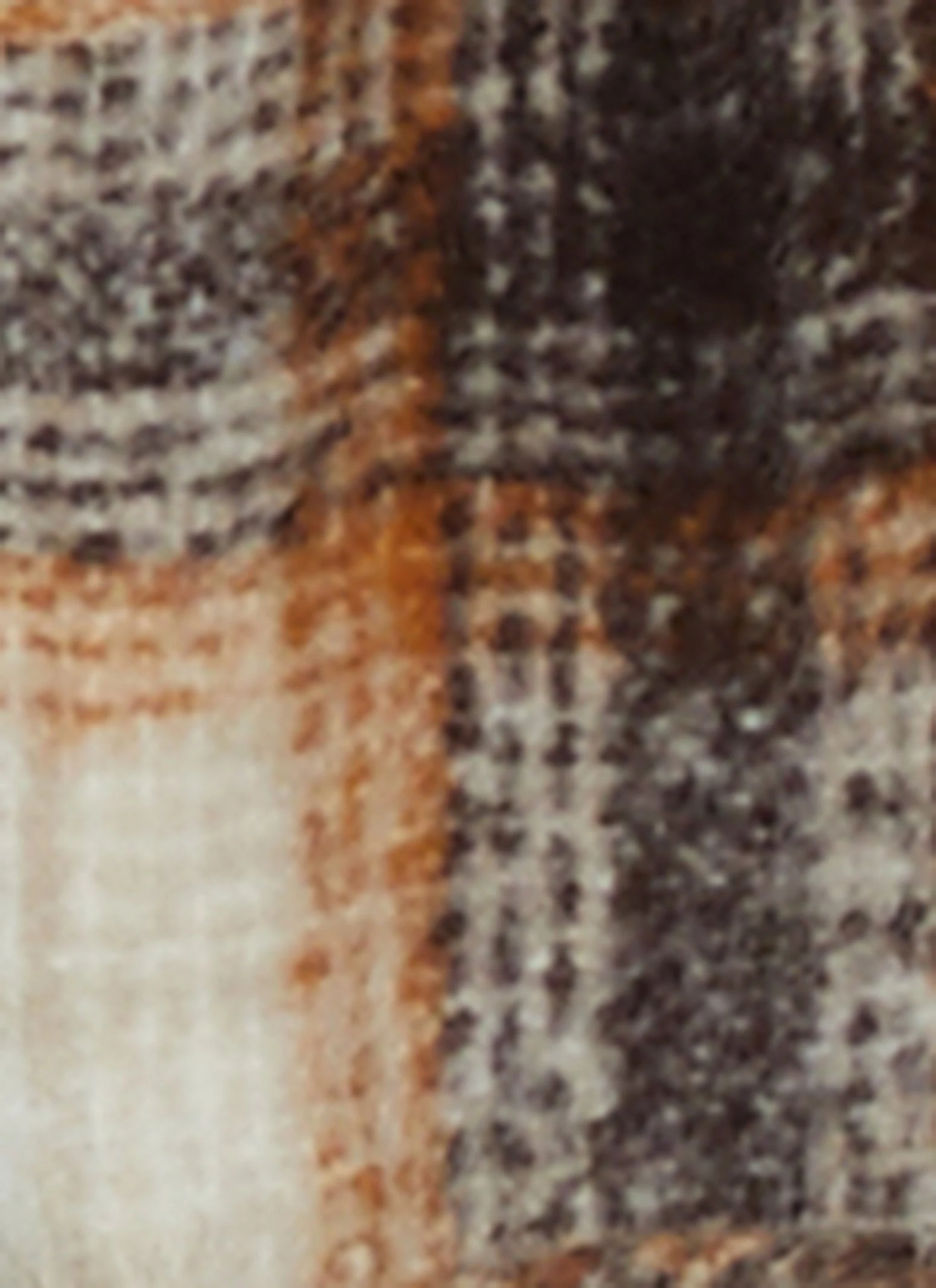 Ambiance Plaid Button Front Cropped Shacket - Image 3