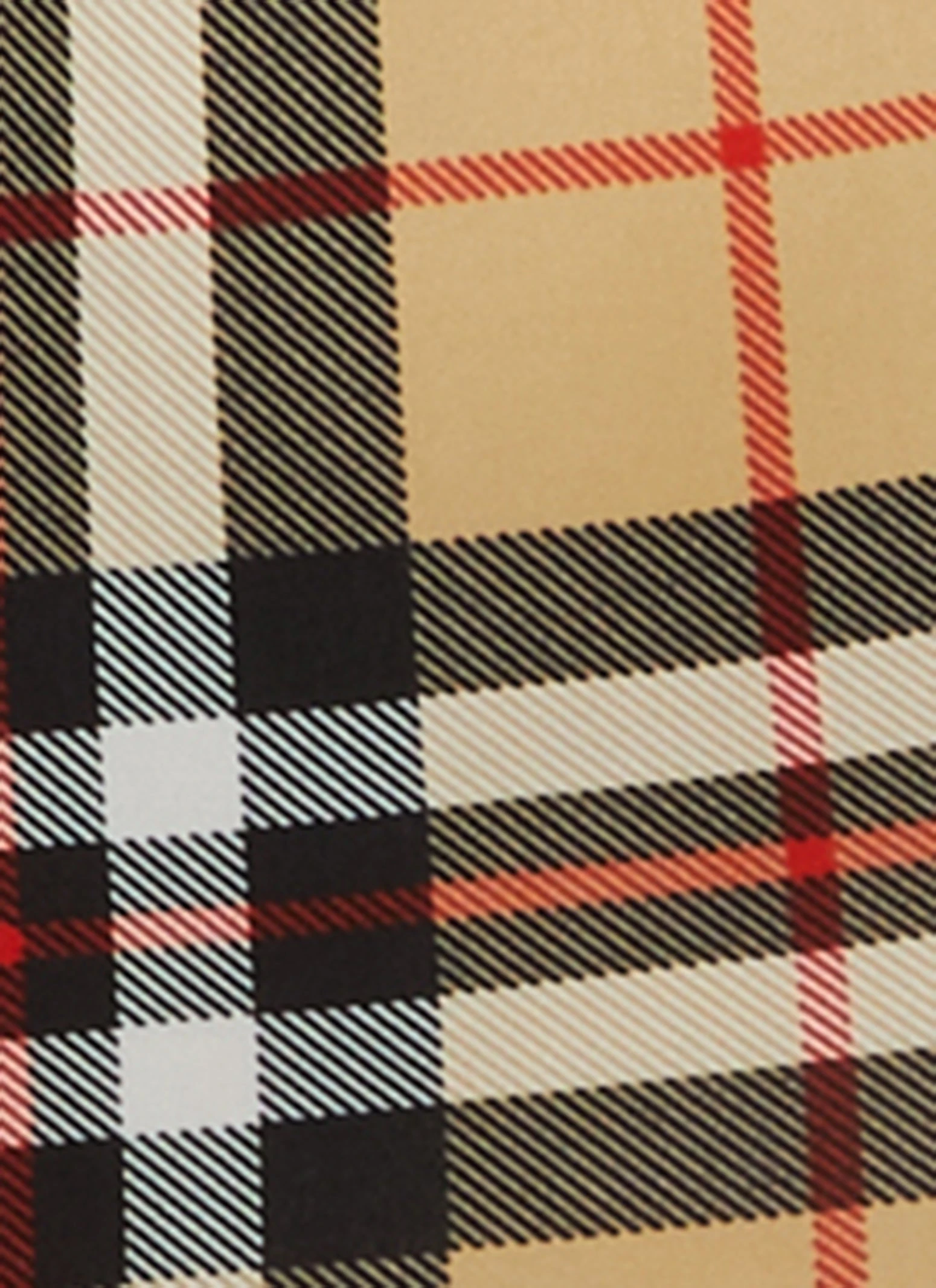 Plaid Mock Neck Midi Dress - Image 4