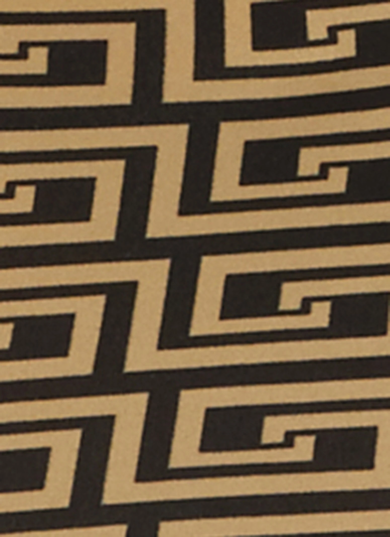 Maze Print Mock Neck Long Sleeve Midi Dress - Image 4