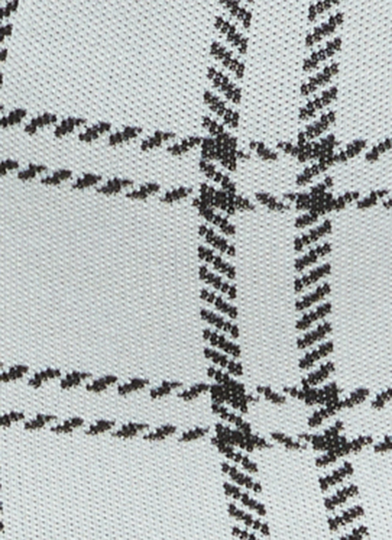 Mock Neck Plaid Keyhole Sweater Dress - Image 4