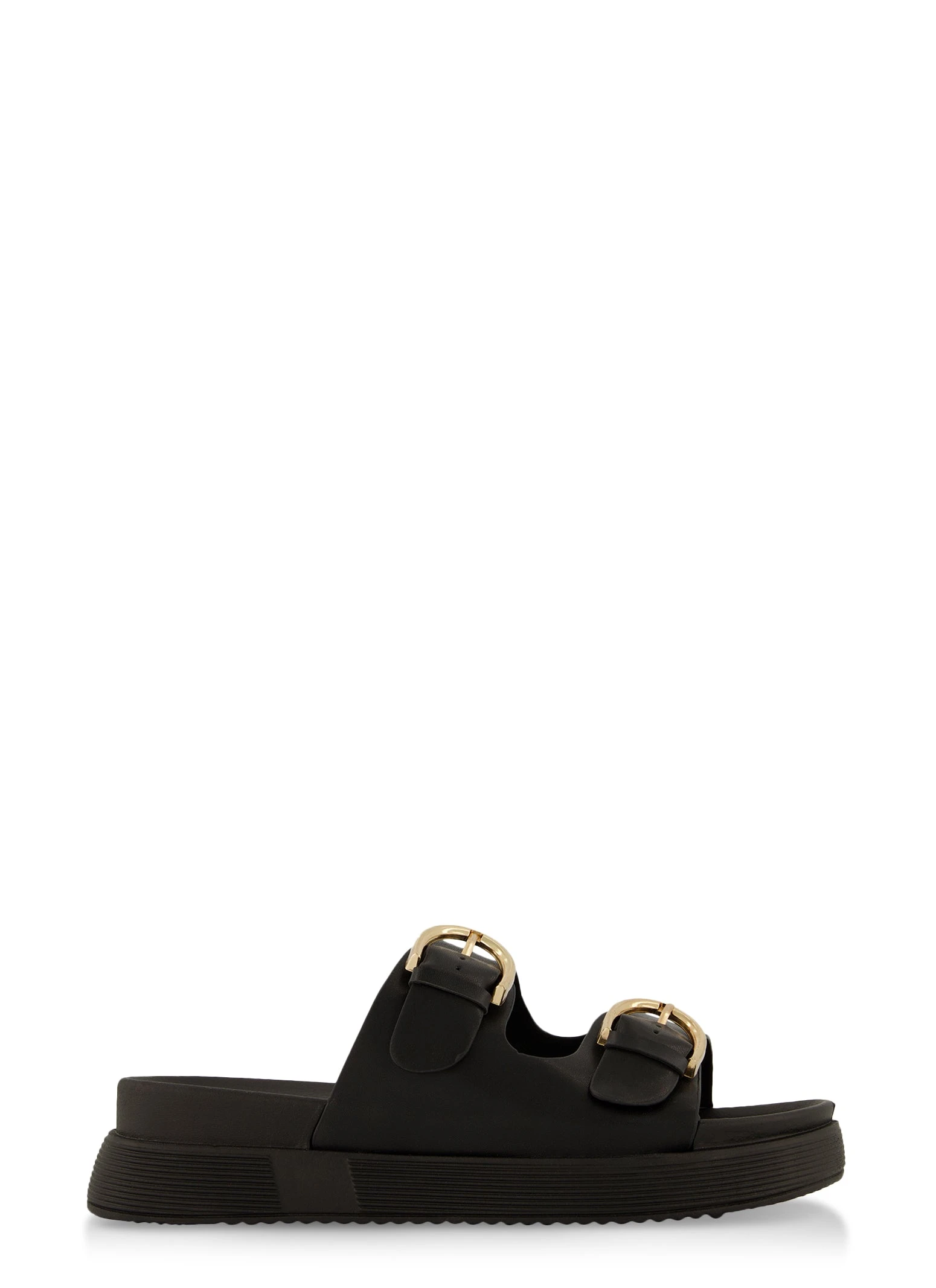 Quilted Insole Slide Sandals - Image 2