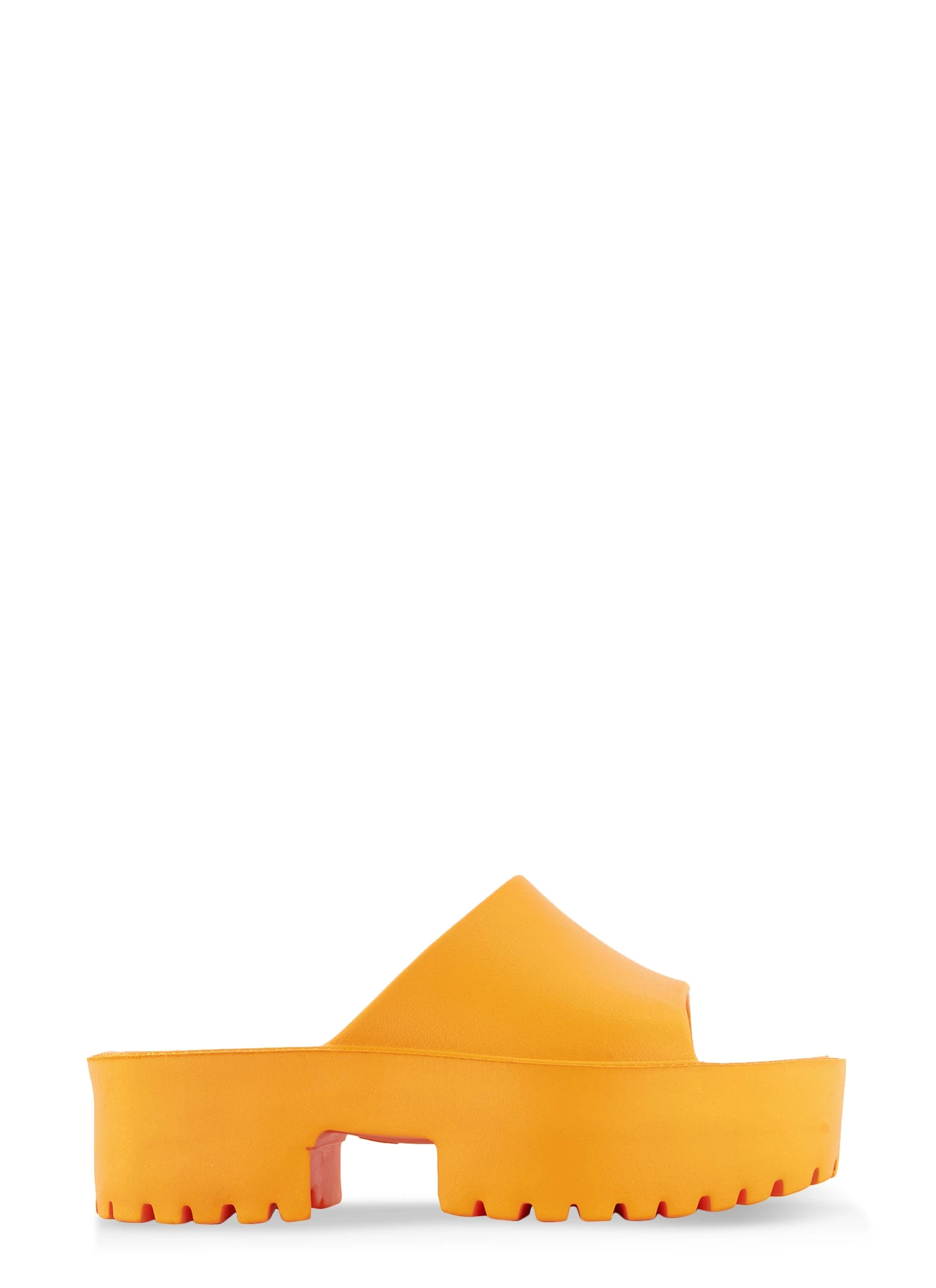 Single Band Platform Slide Sandals - Image 2