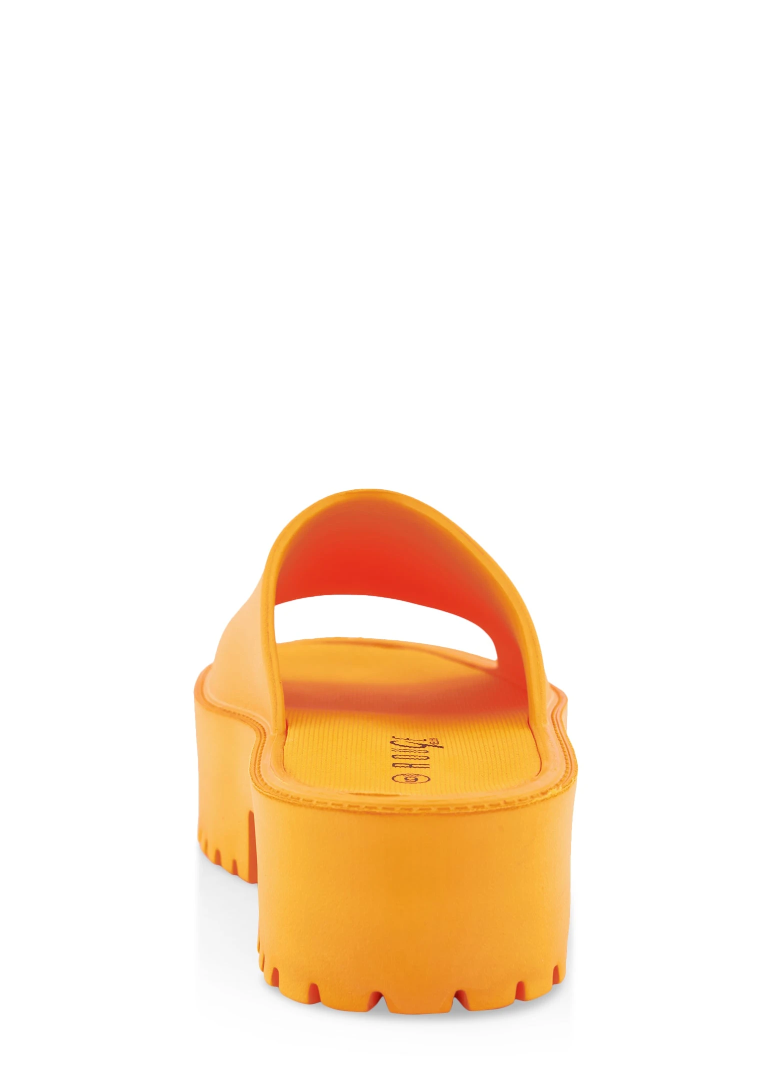 Single Band Platform Slide Sandals - Image 3