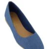 Square Toe Ballet Flats