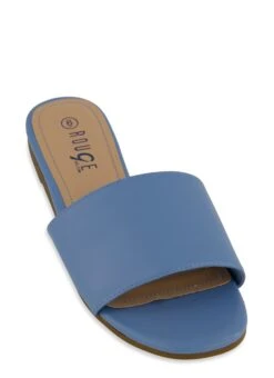 Solid Single Band Sandals
