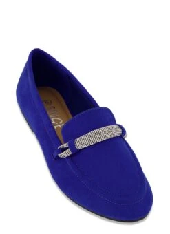 Rhinestone Detail Almond Toe Flats