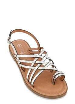 Strappy Toe Loop Sandals