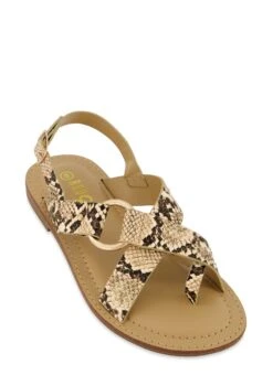 Toe Loop Cross Band Sandals