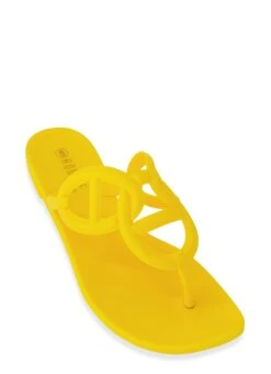 Jelly Thong Slide Sandals