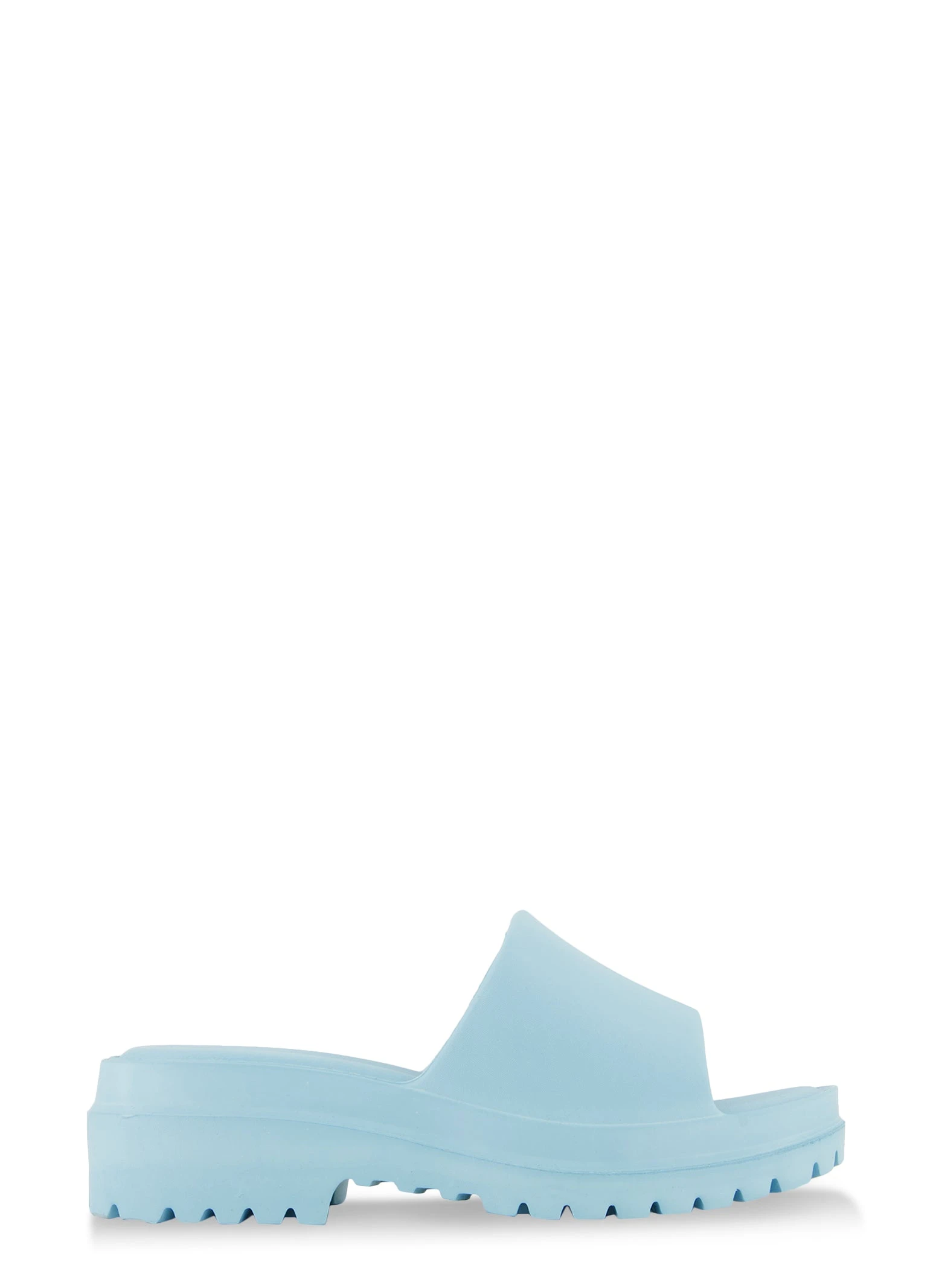 Single Band Lug Sole Platform Slide Sandals - Image 2