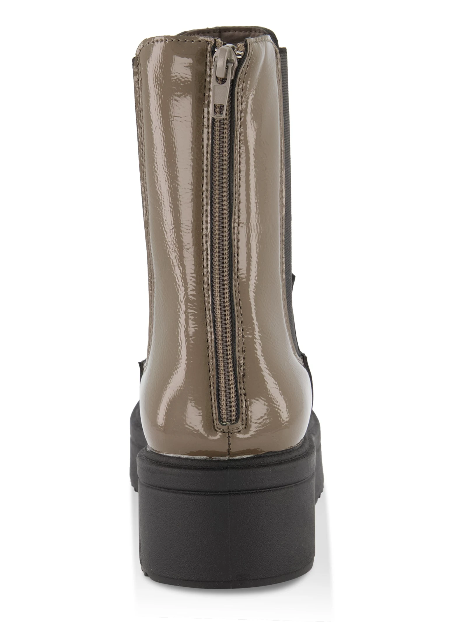 Zip Back Platform Booties - Image 3