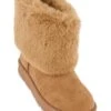 Faux Fur Cuff Platform Boots