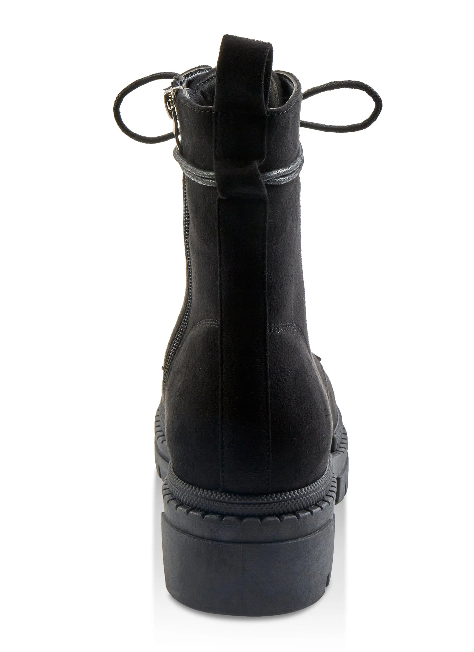 Solid Lace Up Booties - Image 3