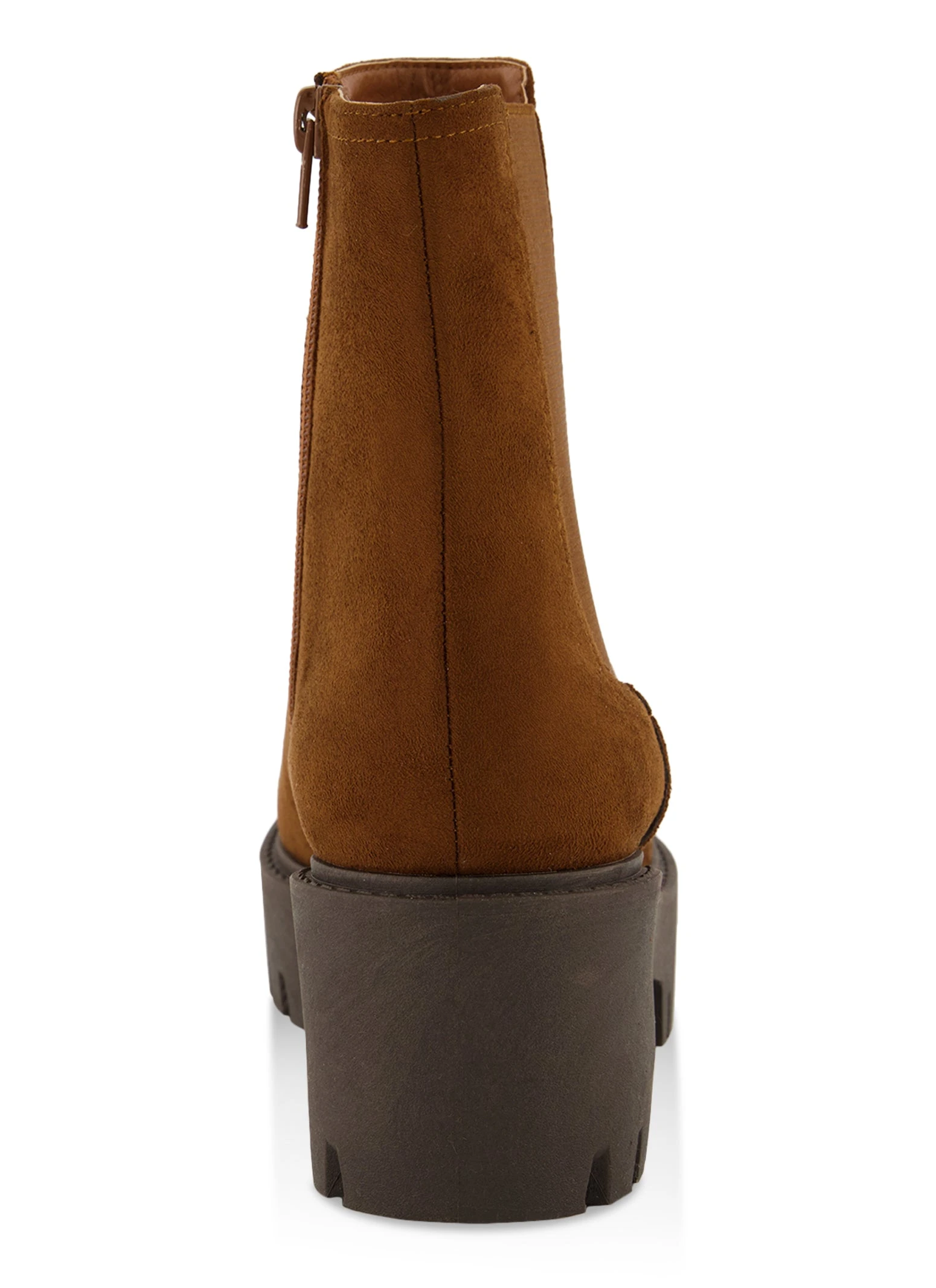 Elastic Side Lug Sole Chelsea Boots - Image 3