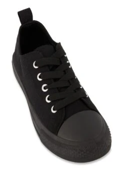 Grommet Lace Up Low Top Sneakers