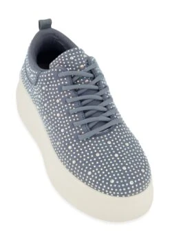 Rhinestone Platform Sneakers
