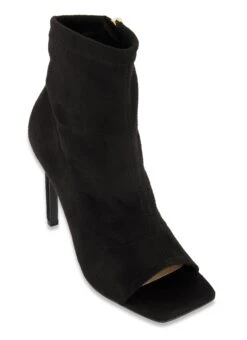 Open Toe High Heel Booties