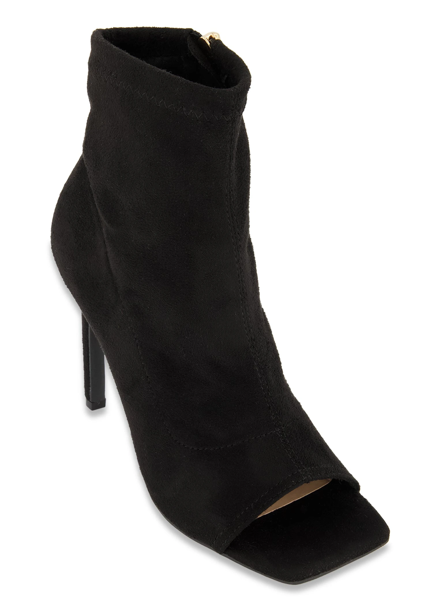 Open Toe High Heel Booties